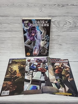 DW Trans Formers Comic X4 Inc Generation 1 Vol 2 Alternative Cover. PD