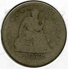 1853-O Seated Liberty Silver Quarter - Arrows + Rays - New Orleans Mint - P798