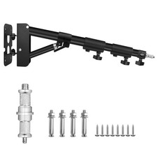 Wall Mount Triangle Boom Arm, Ring Light Mount with 180  Flexible Rotation, A...