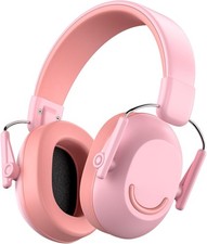 Toddler Noise Cancelling Headphones Pink Hearing Protection Earmuffs 30dB f/Kids
