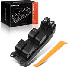 A-Premium Front Driver Side Master Power Window Switch Compatible with Black