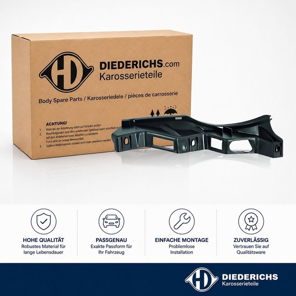 Halter StossfÄNger Vorne Links Diederichs 2247147 FÜR VW-image