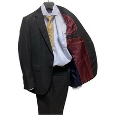 Perfect Suit Italian Classico Model 2B Single Suit A4 C90W78T165 Black Shadow