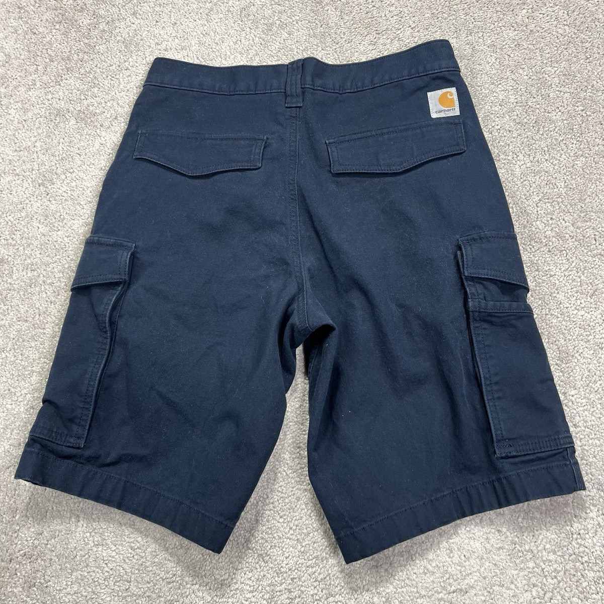 Carhartt Cargo Shorts Men 30x10 Relaxed Fit Stretch Canvas Rugged