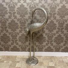 Raffreddatore secchio ghiaccio vino fenicottero champagne - alluminio argento H75 cm indipendente