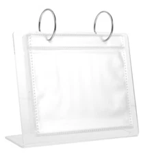 Standing Flip Album Acrylic Photo Storage Book Tabletop Picture Display Album