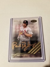 2018 Topps Tier One Break Out Paul DeJong Bronze Autograph 14/25 Cardinals