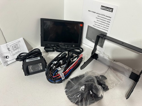 Brigade Electronics VBV-770DM/ VBV-701C Rear-View Camera System New