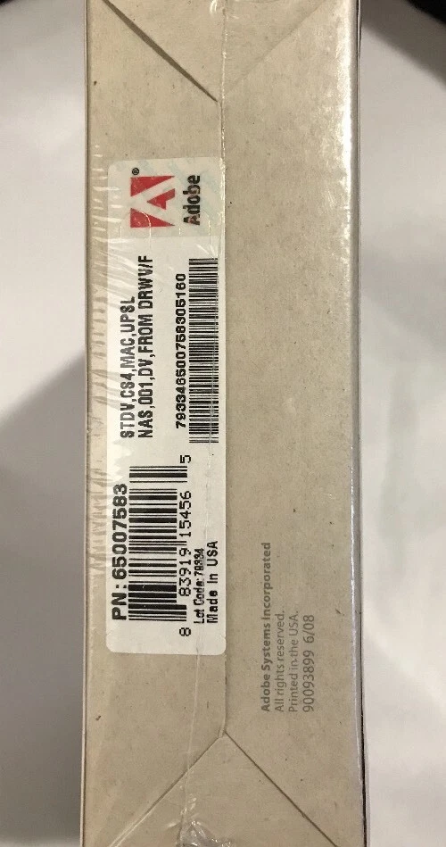 BRAND NEW Adobe Creative Suite 4Web Standard Upsell [Mac] (Spanish) PN:65007583 - Image 4 of 4