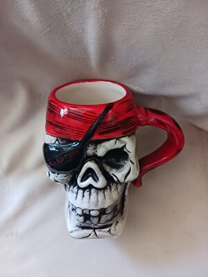 Casa Nova Grand Turk Pirate Skull Mug / Cup - 5.5'' - Unique & Cool