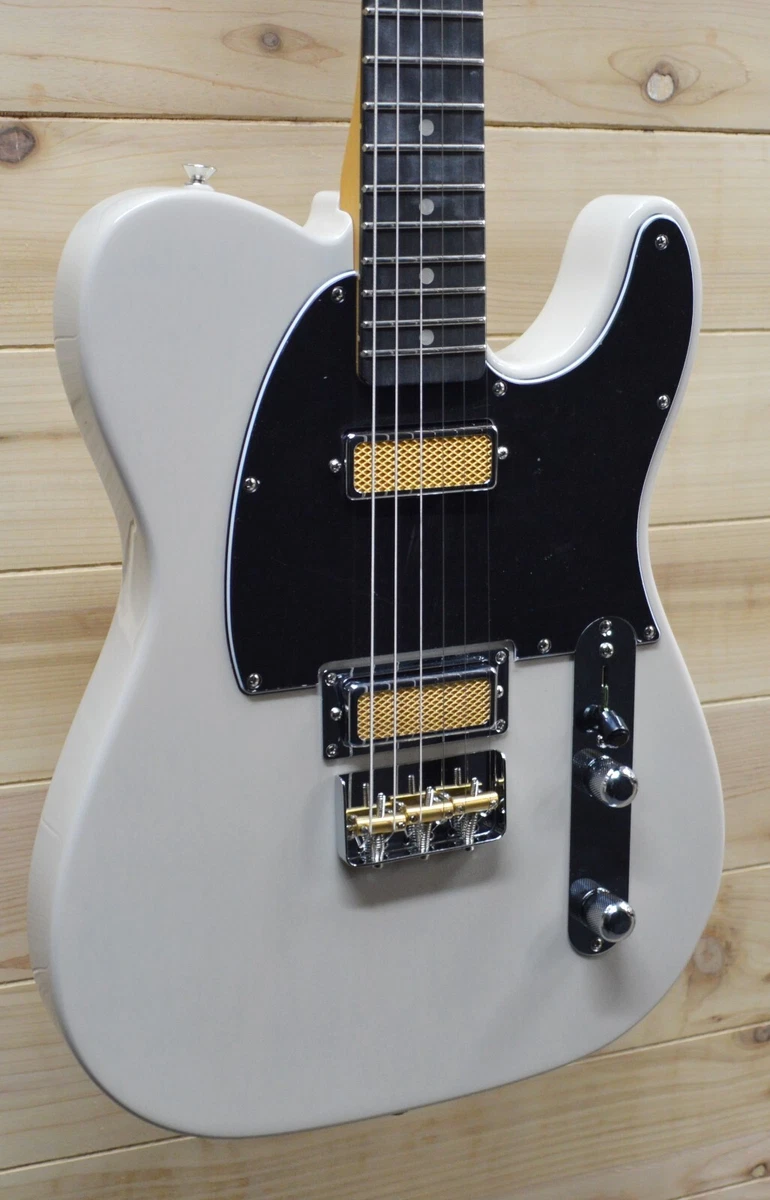 Used Fender Gold Foil Telecaster Electric Guitar White Blonde w
