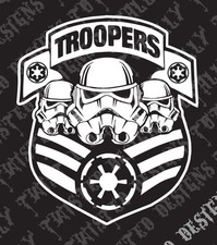 Star Wars storm trooper car truck vinyl decal sticker empire stormtrooper jedi