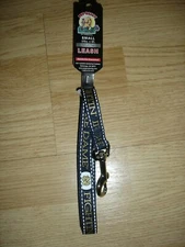 New Collegiate pet dog Pup Rally reflective Leash Notre Dame (S) 5/8" x 4'