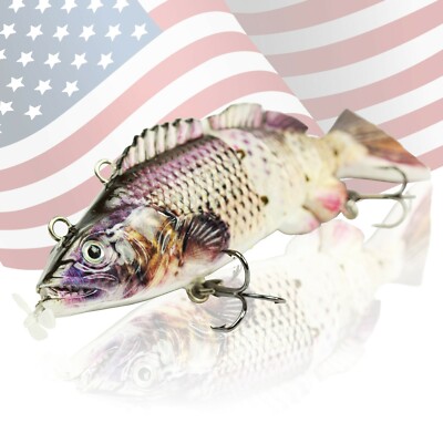 NEW 3.5" Size Electric Live Bait Robotic Fishing Lure Swimming Wobbler Bass Bait | eBay NEW 3.5" Size Electric Live Bait Robotic Fishing Lure Swimming Wobbler Bass Bait | eBay