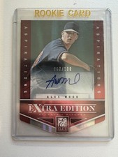 2012 Panini  Elite Extra Edition Alex Wood Auto RC (Aspirations Die Cut /100)