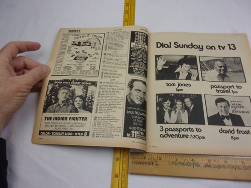 Kung Fu 1973 local TV times guide mag Johnny Mathis Deliverance Don Steele - Picture 4 of 10