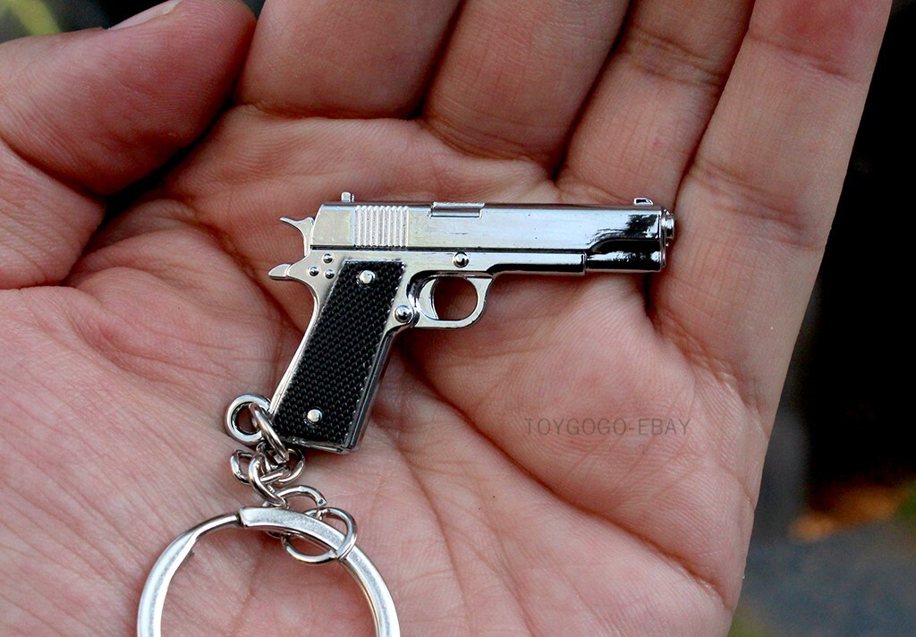mini gun M1191 pistol full metal keychain toy gift 5cm | eBay