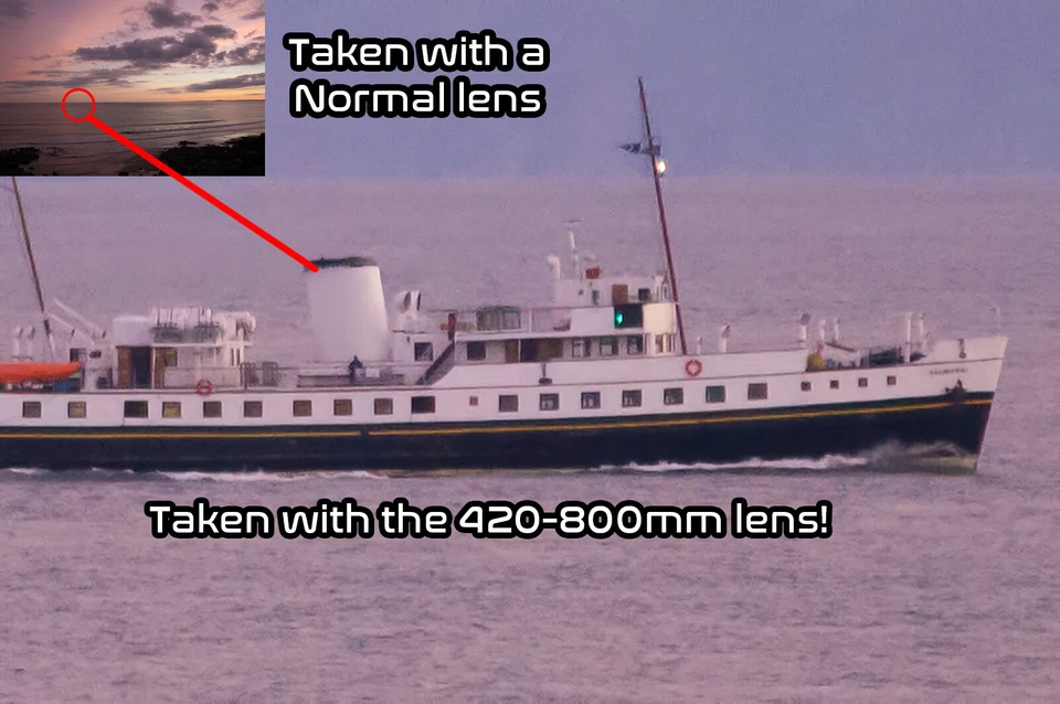 Powerful Canon EOS EF Fit 420 800mm Super TelePhoto Zoom Lens 650D 700D 750D etc - Image 4 of 4