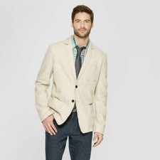 Goodfellow  Co Men's Standard Fit Blazer - Light Taupe - Sizes - New w/ Tags