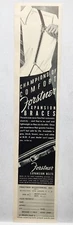1937 Forstner Expansion Belts Braces Vtg Print Ad Poster Man Cave Art Deco 30's