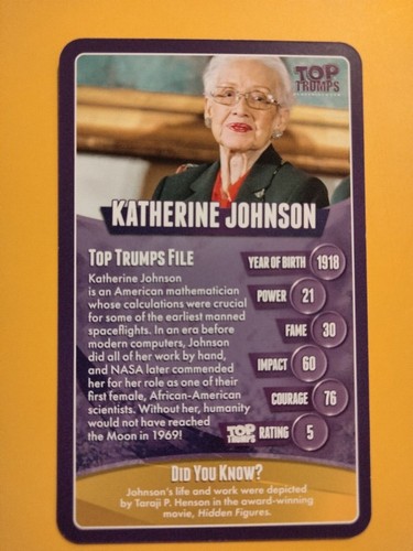 2020 Top Trumps GREAT WOMEN (you pick) pack fresh cards Free Shipping - Picture 14 of 32