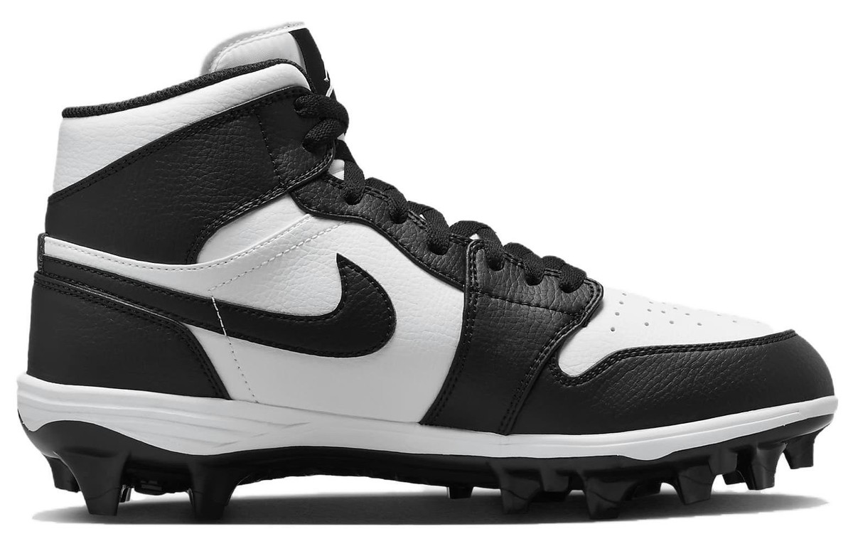 靴 NIKE Air Jordan 1 Mid 27cm Jordan NIKE 1 Mid Youth Cleat White/Black/Black ナイキ