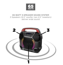 ION Audio Pathfinder Go All Weather Portable Bluetooth Speaker