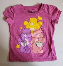 Care Bears Pink Toddler Sz 2T Short Sleeve T-Shirt 2013 SEE PICS