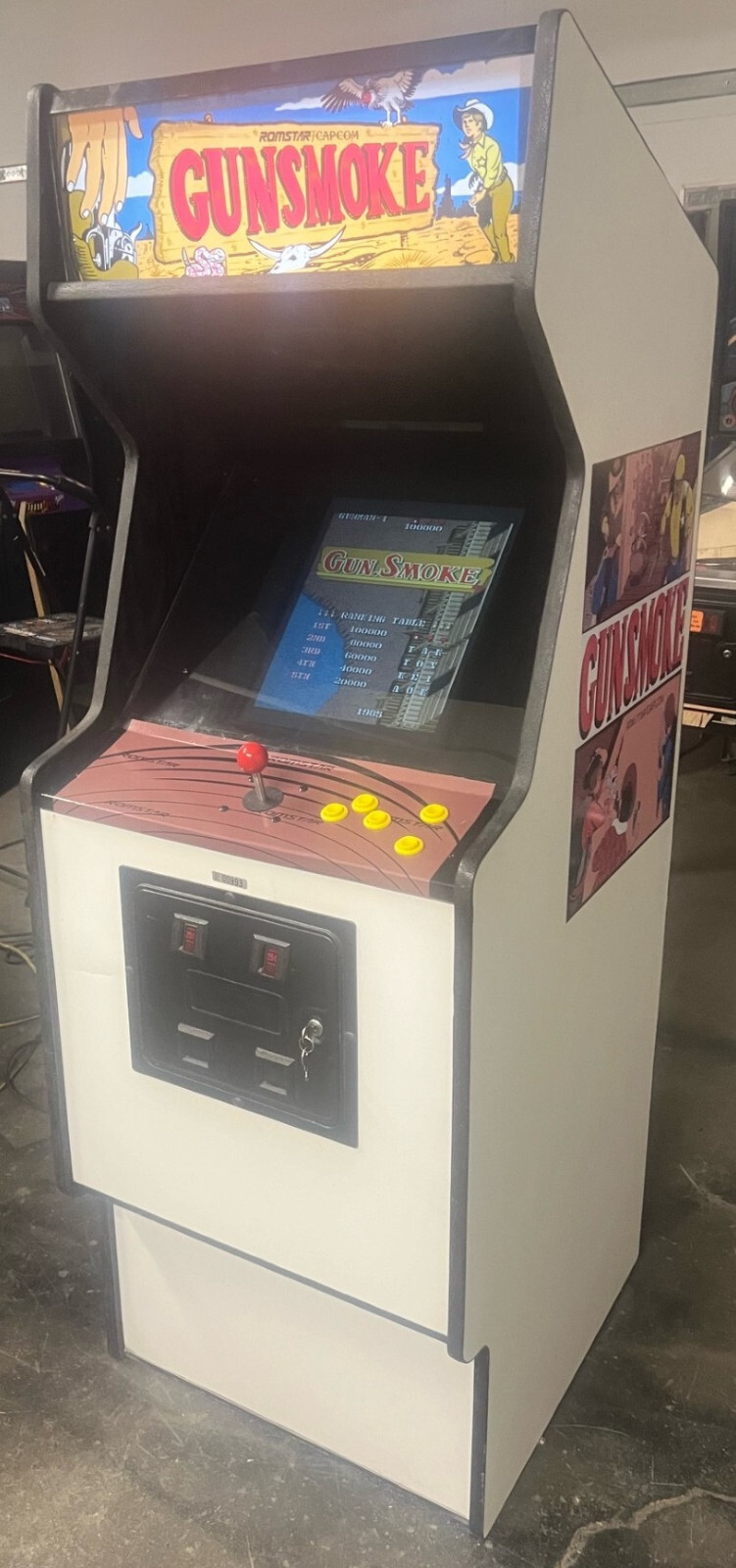 GUN SMOKE ARCADE MACHINE by CAPCOM 1985 (Excellent Condition) | eBay