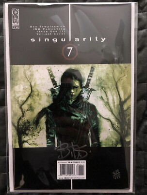 SINGULARITY 7 #1 - CONVENTION VARIANT - SIGNED BEN TEMPLESMITH - W/ DF COA
