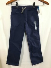 NWT Carter's Boys Pull-On Play Proof Pants Navy Blue Toddler Reinforced Knee 4T