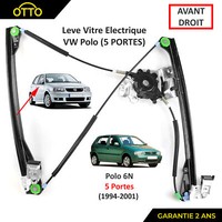 Elektrische Fensterheber Mechanismus Vorne Rechts FüR Polo 6N Von 94 99 - 5