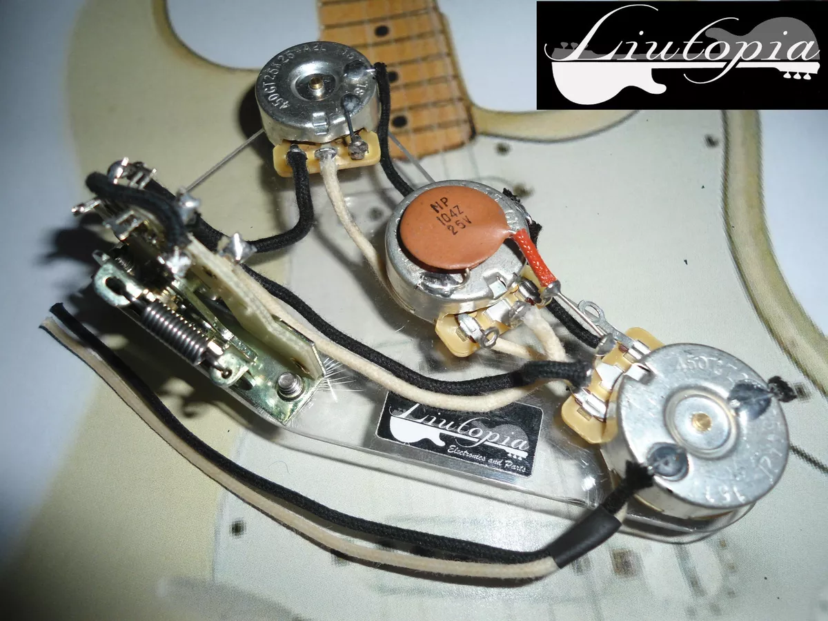 PER FENDER STRATOCASTER TRIBUTE SERIES J.HENDRIX WIRING HI QUALITY