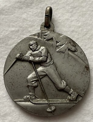 Ski Sport Mountain Medal OND Autarchy Committee 1936