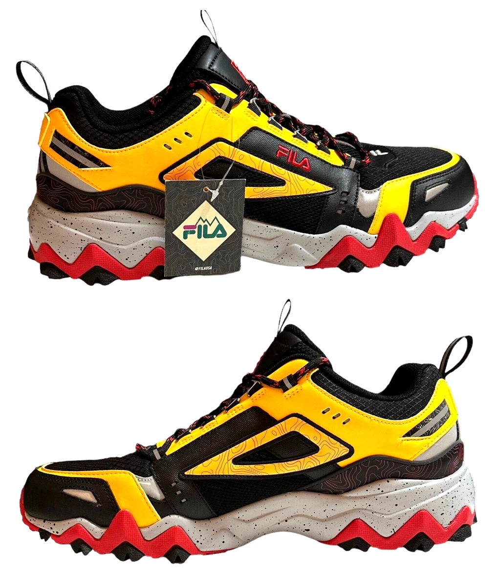 FILA Oakmont TR Trail Hiking Sneaker Shoe Mens Size 14 Yellow