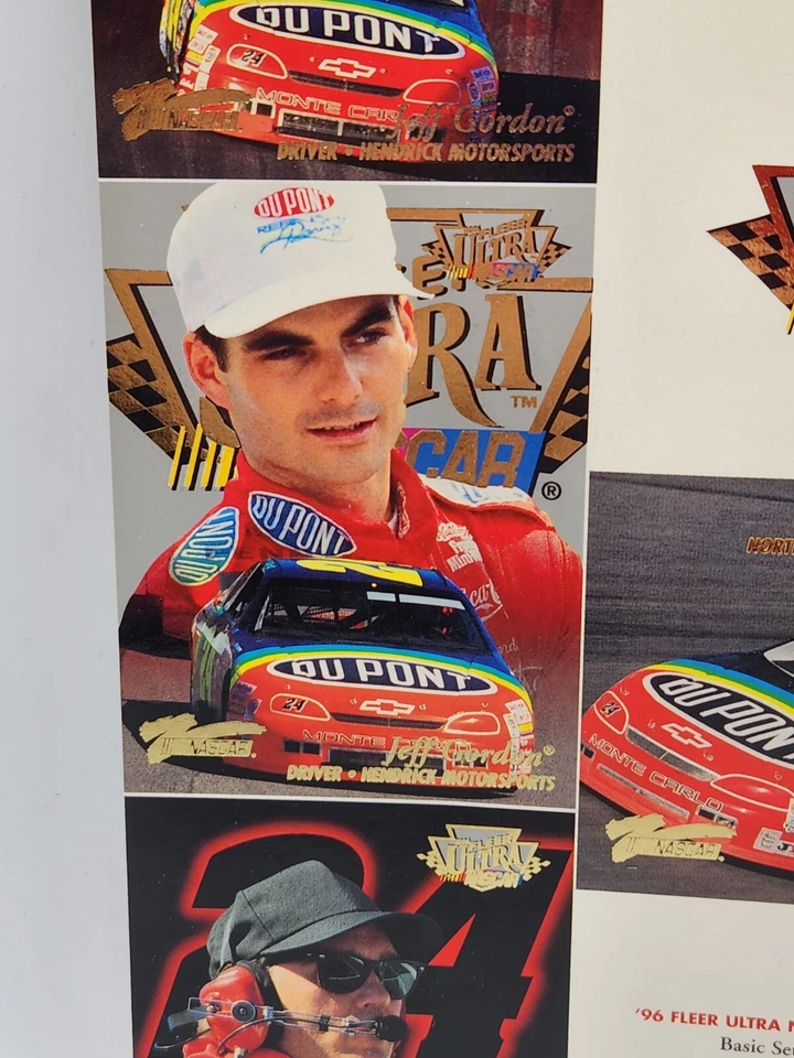 Fleer 1996 Ultra NASCAR Preview Set Composition - 5 cards - Image 3 of 4