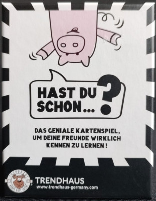 Hast du schon? - Trendhaus - Partyspiel - Ab 18 Jahren - Vollständig