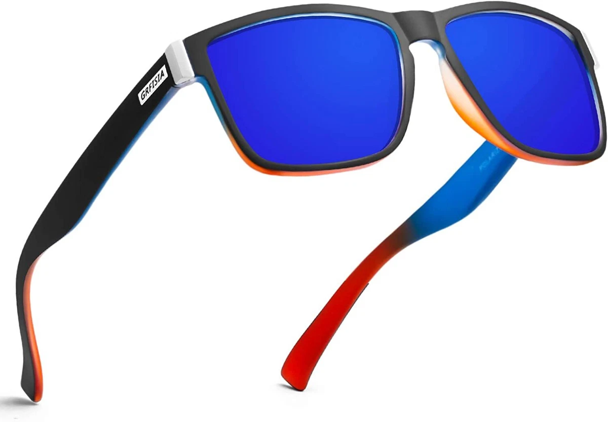 GRFISIA Vintage Polarized Sunglasses for Men and Women Driving Sun glasses 100