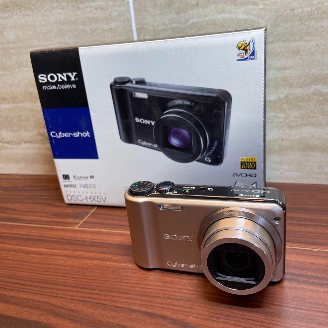 【中古品】SONY デジタルカメラ DSC-HX5V Sony Cyber-shot DSC-HX5V 10.2MP Digital Camera - Black for