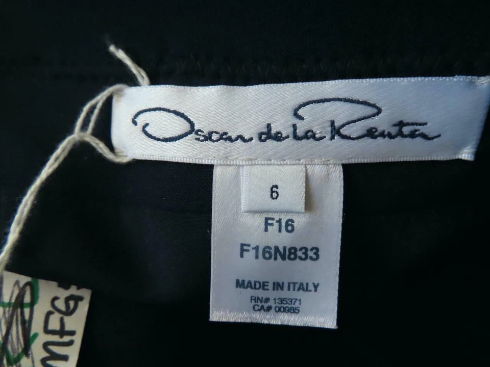 Oscar de la Renta темно-синий/разноцветный твидовый пылесос/куртка/блейзер США 6 - Изображение 2 из 4