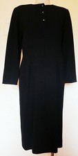 Vintage Valentino Black Long Sleeve Dress Size 10