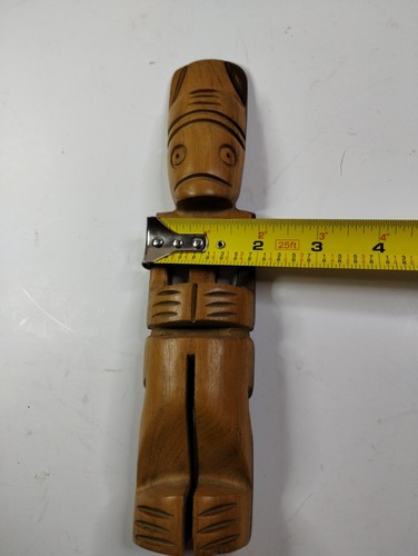 tribal wood carved figure - Picture 3 of 6
