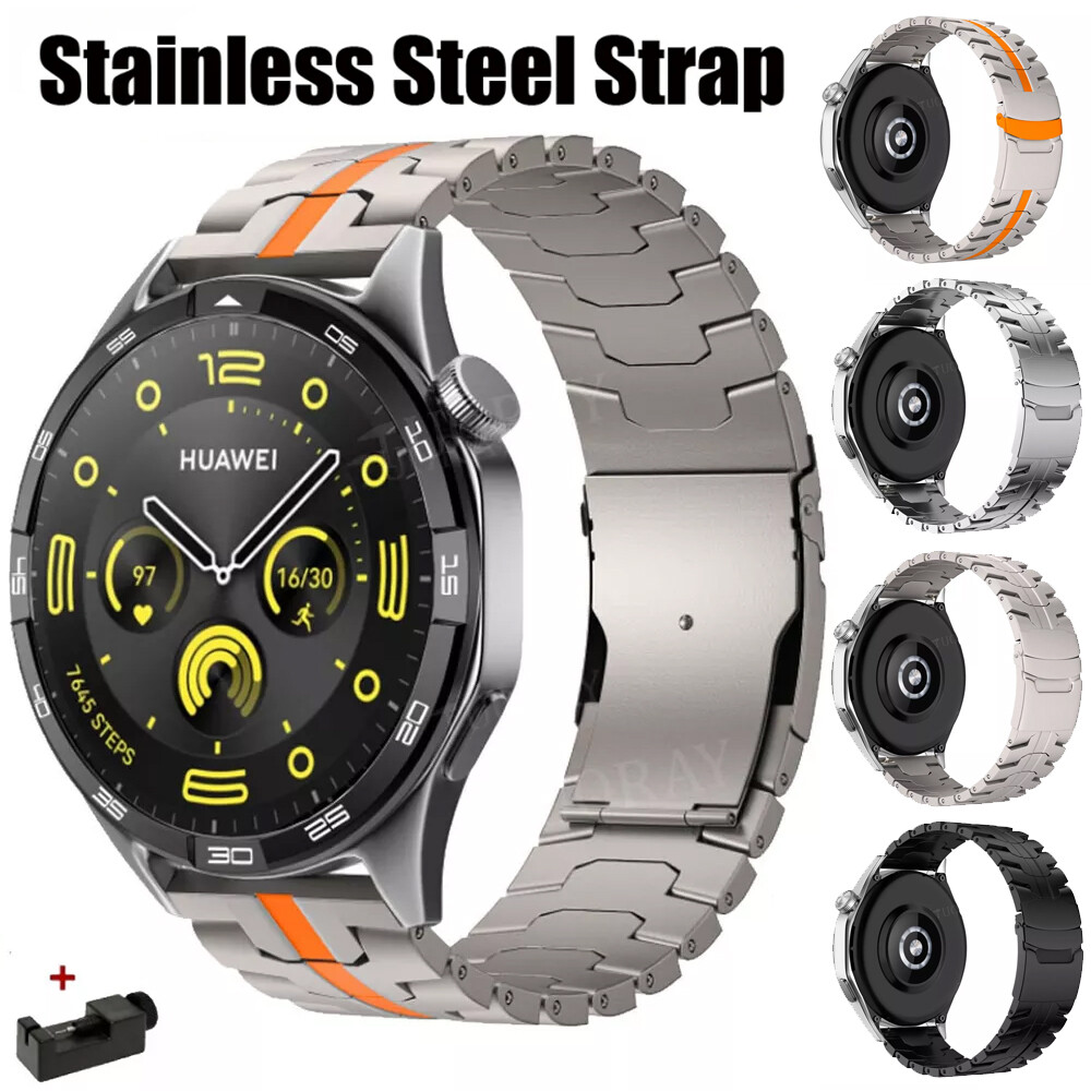 22mm Quick Release Stainless Steel Link Bracelet Watch Band Strap Replacement