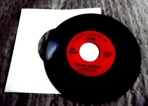 Vntg 45 B DYLAN: Queen Jane Approximately/One Of Us Must Know US 7" Columbia