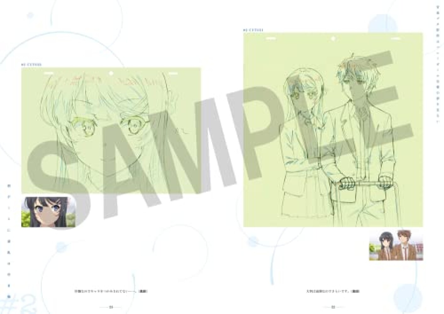 Rascal Does Not Dream Seishun Buta yarou making art book Mai Sakurajima A4  120P