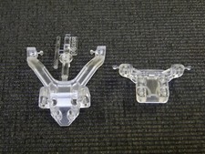 NEW ASSOCIATED B6.4CC COLLECTORS CLEAR EDITION Top Plate  Front Bulkhead AB27CC