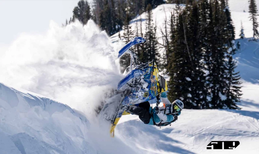 全新 509 Raid 系带雪地摩托靴,冬季,暖色,黑白,男式 9 码 — 第 4/4 张图片