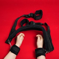 Bed Bondage Kit Hand Ankle Cuffs Restraint Straps Set Sex Play BDSM for Couples