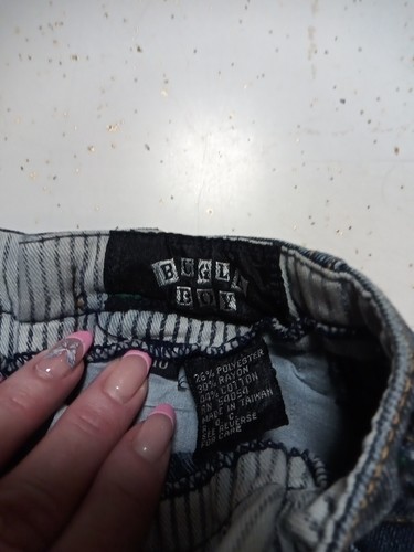 Bugle Boy Girls Pants Denim Jeans Size 10R Regular Blue Tapered VG+ - Picture 3 of 5
