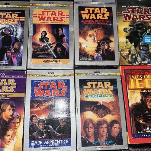 Lot of 34 Star Wars Audiobooks BDD Audio Cassette Tapes Tons Of These. - Picture 6 of 16